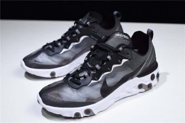 Nike React Element 87 Black White Aq1090-001