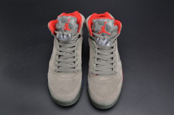 Bape X Air Jordan 5 Trophy Room¡°Camo¡± University Red Mens 136027-051