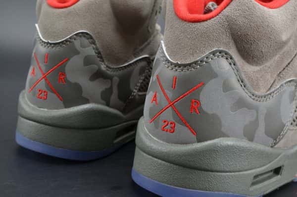 Bape X Air Jordan 5 Trophy Room¡°Camo¡± University Red Mens 136027-051