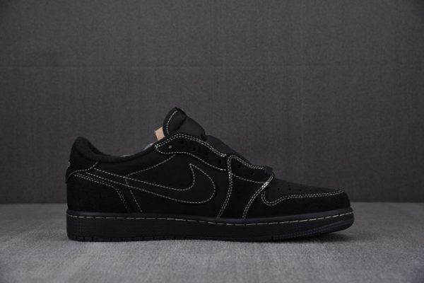 Travis Scott X Air Jordan 1 Low Og Sp "Black Phantom" Dm7866-100