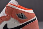 Air Jordan 1 Mid Se Orange Suede Dv1336-800