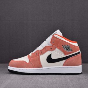Air Jordan 1 Mid Se Orange Suede Dv1336-800