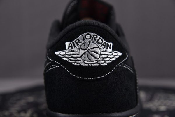 Travis Scott X Air Jordan 1 Low Og Sp "Black Phantom" Dm7866-100