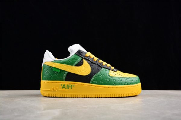 Nike Low Air Force 1 X Yellow Green