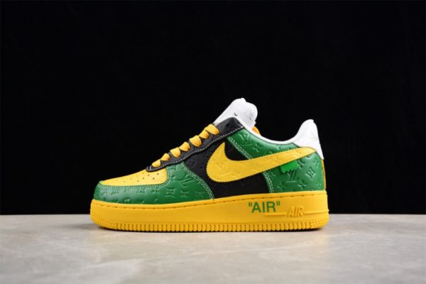 Nike Low Air Force 1 X Yellow Green