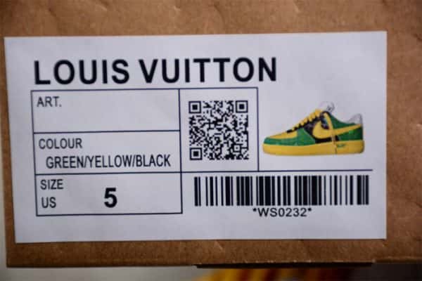 Nike Low Air Force 1 X Yellow Green