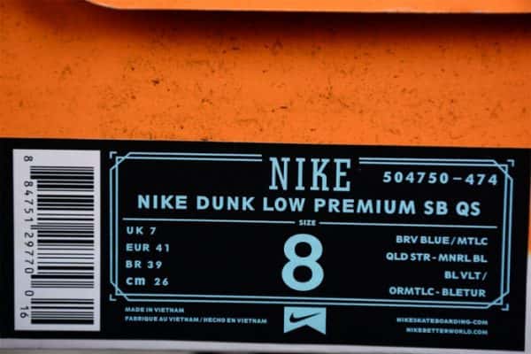 Nike Sb Dunk Low Mia Skate Shop 504750-474