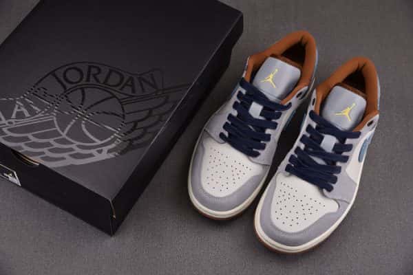 Air Jordan 1 Low Se Phantom Repaired Denim Fz5042-041