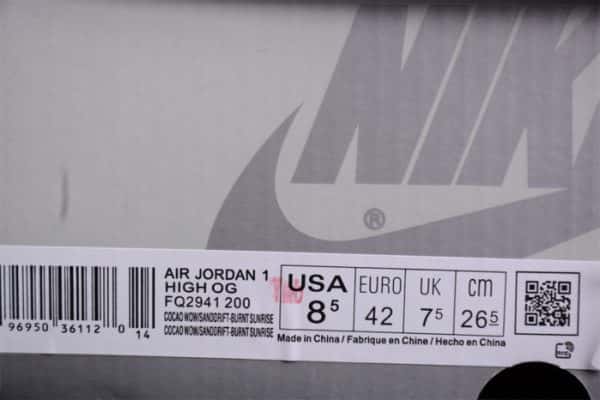 Air Jordan 1 High Og ¡°Cacao Wow¡± Fq2941-200