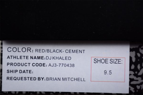 Air Jordan 3 Retro Dj Khaled Grateful Aj3-770438