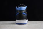 Air Jordan 1 Mid Black Hyper Royal 554724-068