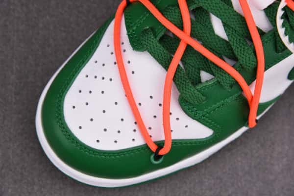 Ofw X Nike Dunk Low Green White Ct0856-100