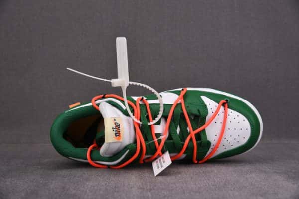 Ofw X Nike Dunk Low Green White Ct0856-100