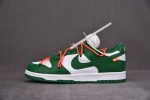 Ofw X Nike Dunk Low Green White Ct0856-100