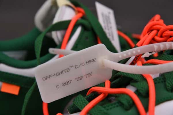 Ofw X Nike Dunk Low Green White Ct0856-100