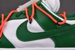 Ofw X Nike Dunk Low Green White Ct0856-100