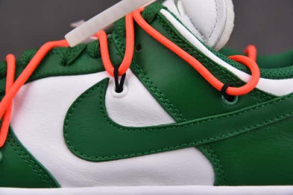 Ofw X Nike Dunk Low Green White Ct0856-100