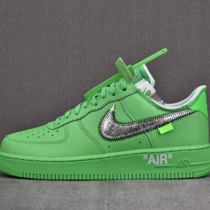 Ofw X Nike Air Force 1 Low Green Dx1419-300