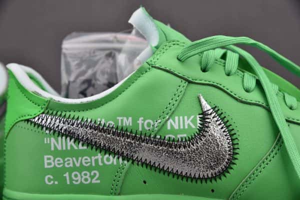 Ofw X Nike Air Force 1 Low Green Dx1419-300