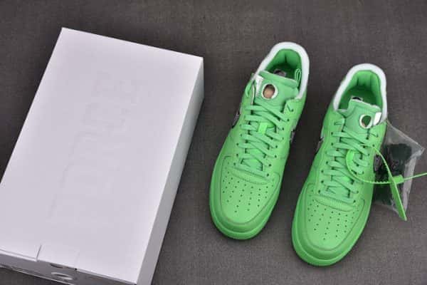 Ofw X Nike Air Force 1 Low Green Dx1419-300