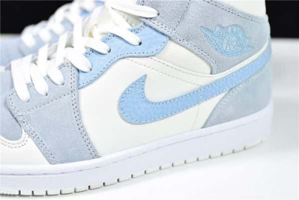 Airjordan 1 Mid Mixed Textures Blue Da4666-100