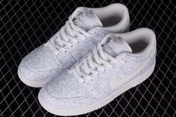 Nike Dunk Low White Paisley Dj9955-100