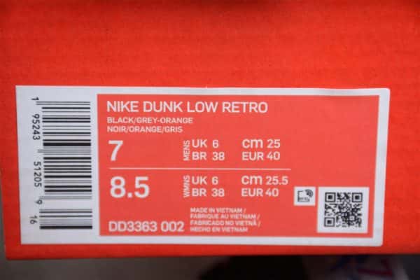 Nike Dunk Low Emb Nba 75th Anniversary Knicks Dd3363-002
