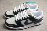Nike Dunk Low Black Grey Orange Fn7808-001