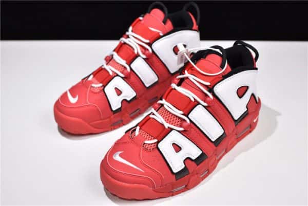 Nike Air More Uptempo University Red Black White Cd9403-600