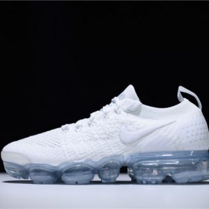 Nike Mens Air Vapormax Flyknit 2.0 Triple White 942843-100