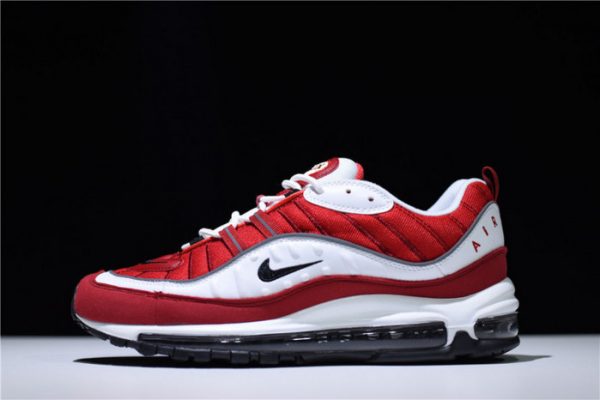 Nike Mens Air Max 98 ¡°Gym Red¡± White/Black-Gym Ah6799-101