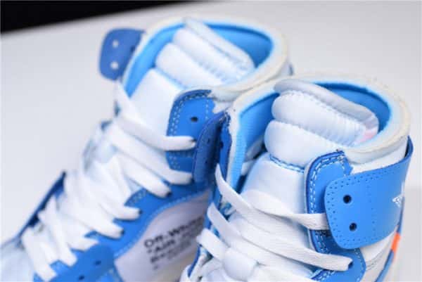 Ofw Air Jordan 1 Powder Blue Unc Aq0818-148