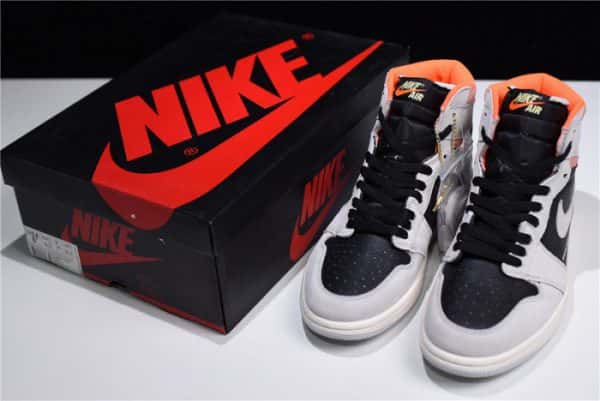 Air Jordan 1 Neutral Grey Hyper Crimson 555088-018