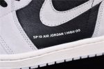 Air Jordan 1 Neutral Grey Hyper Crimson 555088-018
