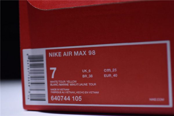 Nike Air Max 98 ¡°Tour Yellow¡± 640744-105