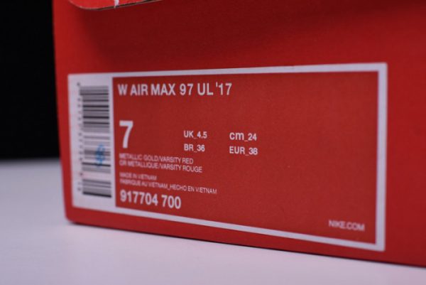 Nike Air Max 97 Ultra ¡¯17 Og ¡°Metallic Gold¡± 918356-700
