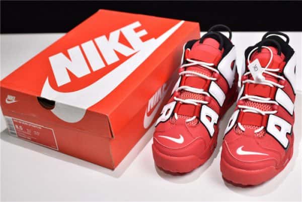 Nike Air More Uptempo University Red Black White Cd9403-600