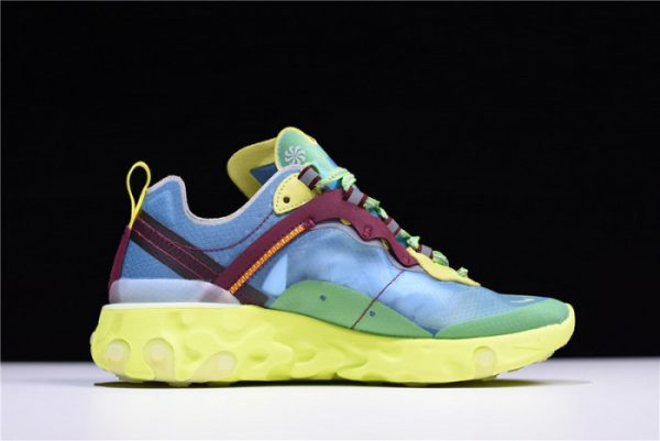 Undercover X Nike React Element 87 Blue Volt Bq2718-400