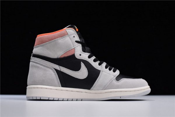 Air Jordan 1 Neutral Grey Hyper Crimson 555088-018