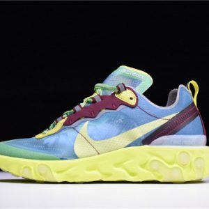 Undercover X Nike React Element 87 Blue Volt Bq2718-400