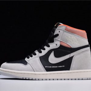 Air Jordan 1 Neutral Grey Hyper Crimson 555088-018