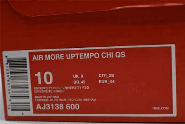 Nike Air More Uptempo Chicago Aj3138-600