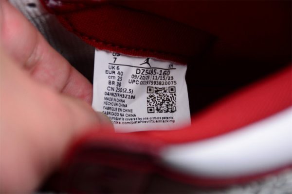 Air Jordan 1 High Og Team Red Dz5485-160