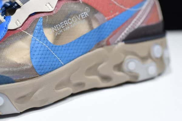 Undercover X Nike React Element 87 Khaki Red Bq2718-200