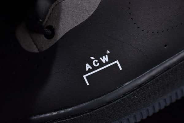 A-Cold-Wall* X Nike Air Force 1 Low ''White/Light Grey-Black'' Bq6924-001