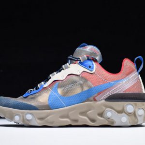 Undercover X Nike React Element 87 Khaki Red Bq2718-200