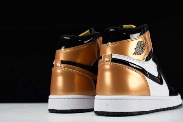 Air Jordan 1 Retro High Glod Toe Equality Mens Aq7474-001