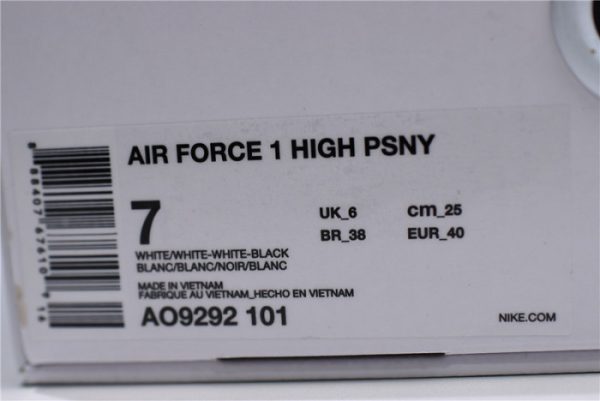 Air Force 1 High Psny White Ao9292-101