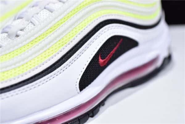 Nike Air Max 97 White Rush Pink Black Volt Cj9978-100
