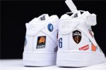 S*P*E X Nike Air Force 1 Mid Nba Teams White Aq8017-100